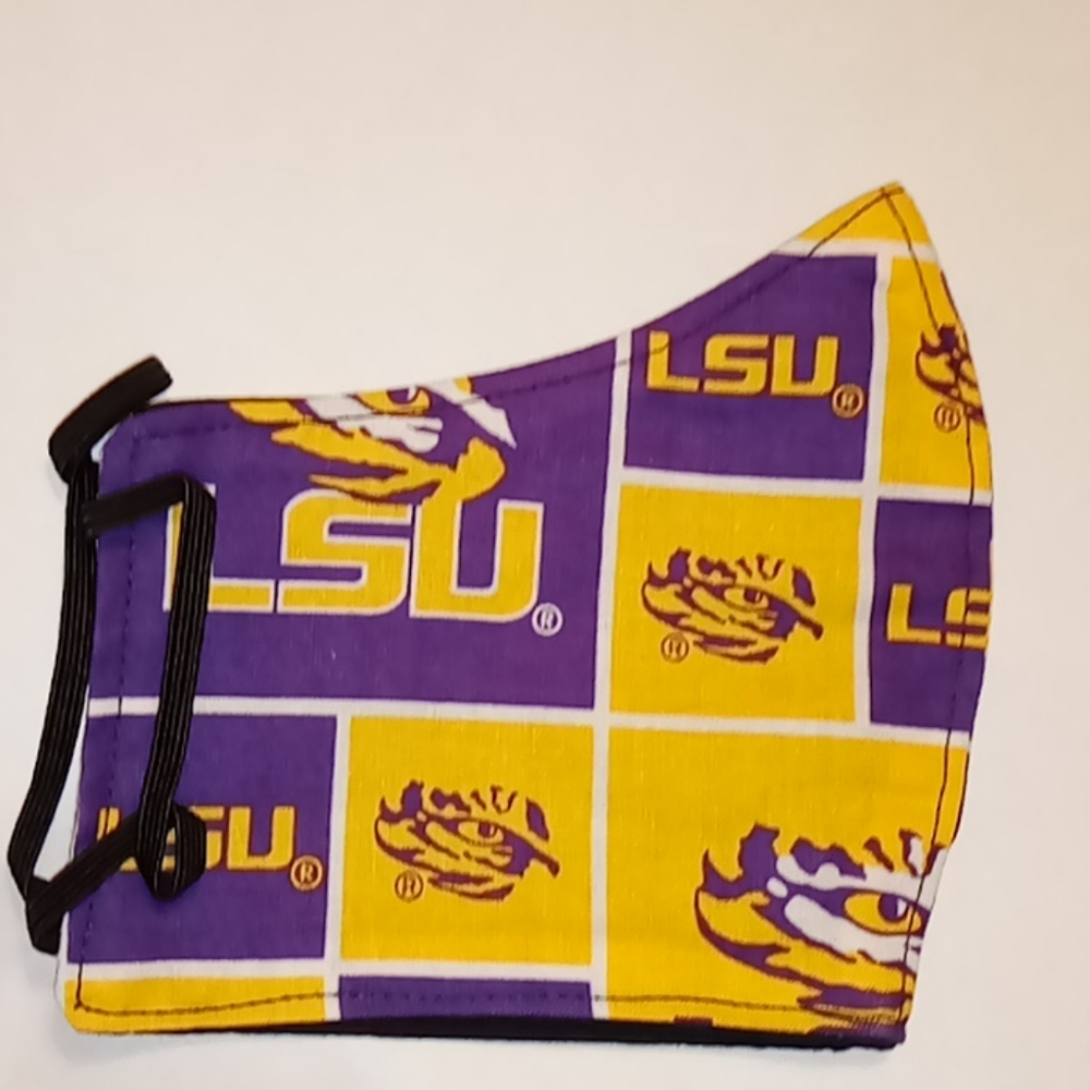 LSU Reversible Face Mask